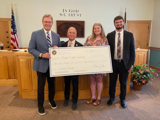 Treasurer Pack Returns More Than $100,000 in Unclaimed Property to Preston County Commission, Sheriff’s Office