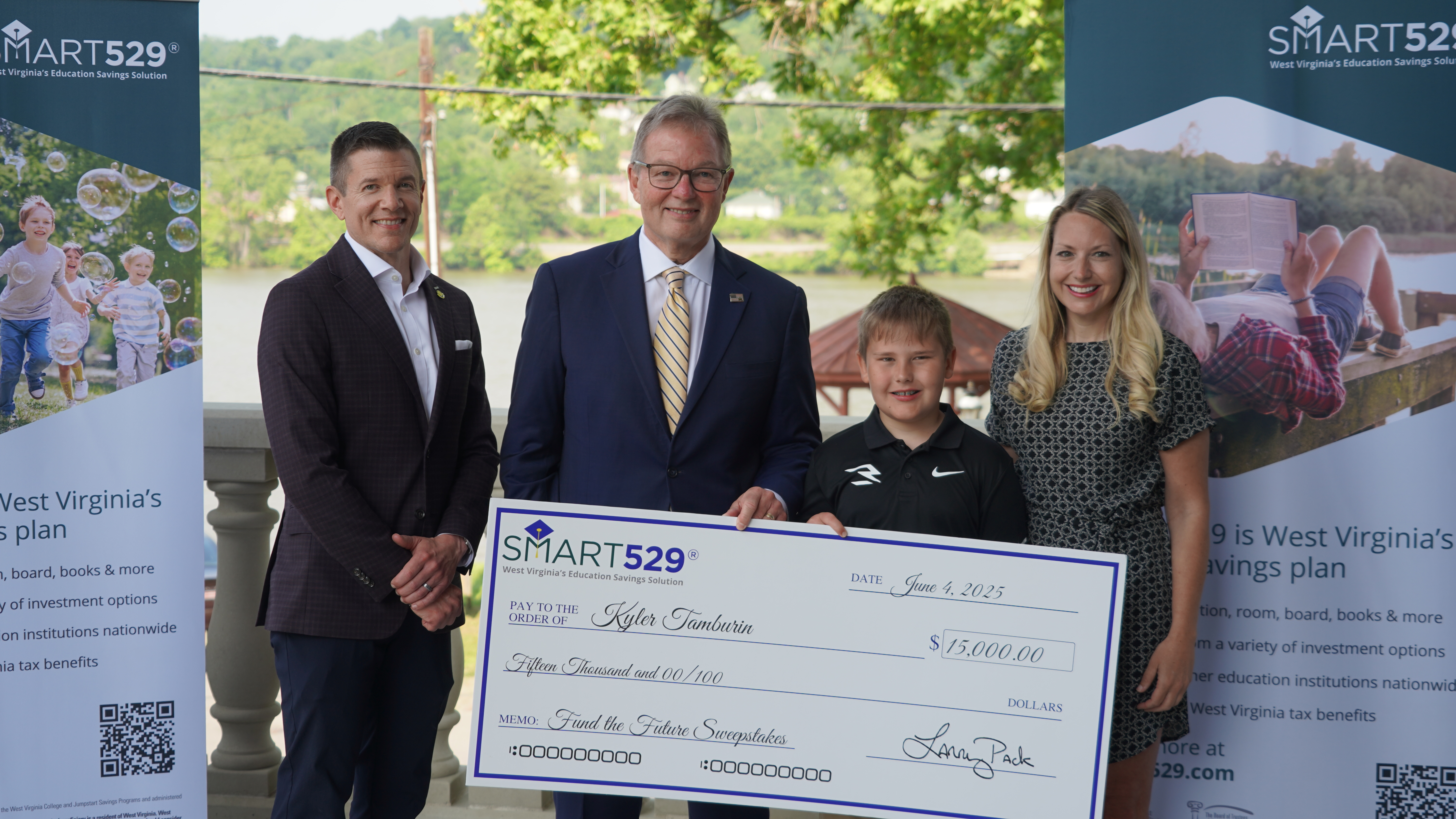 Treasurer Pack Announces Brooke County Student as SMART529 “Fund the Future” $15,000 Sweepstakes Winner