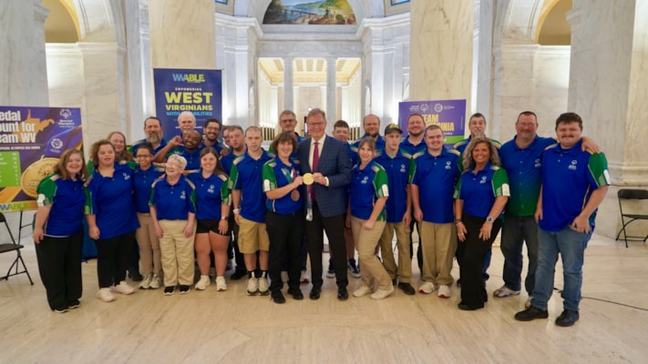 Treasurer Pack Honors Special Olympics West Virginia Athletes During Recognition Ceremony at State Capitol
