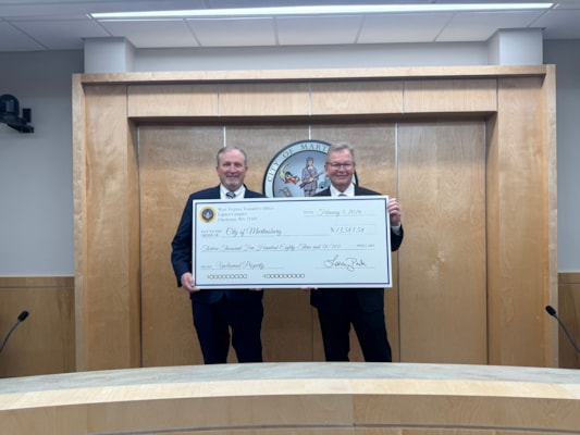 Treasurer Pack Returns More Than $13,000 in Unclaimed Property Funds to City of Martinsburg