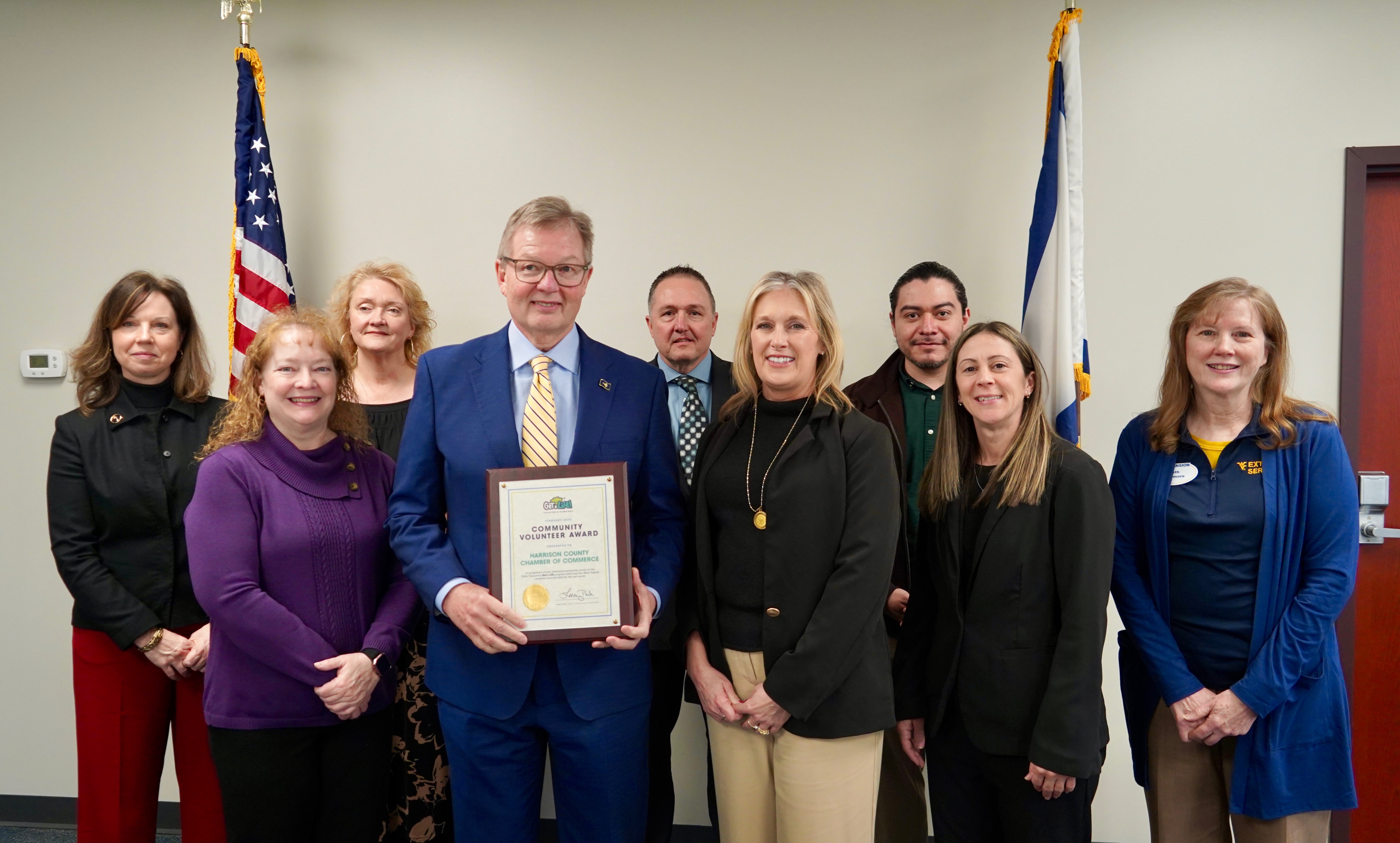 Treasurer Presents Two Get a Life Community Volunteer Awards in North Central West Virginia